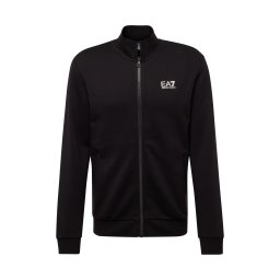 EA7 Emporio Armani Hanorac negru / alb