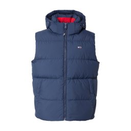 Tommy Jeans Vestă 'Essential' albastru închis / roșu / alb