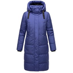 MARIKOO Palton de iarnă albastru violet