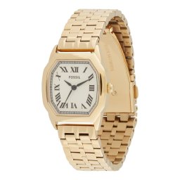 FOSSIL Ceas analogic 'Harlow' crem / auriu / negru
