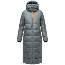 NAVAHOO Palton de iarnă albastru porumbel / portocaliu