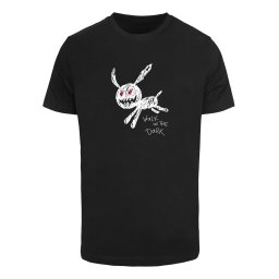 Mister Tee Tricou 'Walk In The Dark' roșu / negru / alb