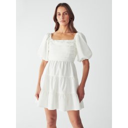 St MRLO Rochie 'DESI' alb