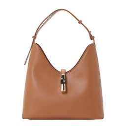 FURLA Geantă de umăr 'GOCCIA' maro deschis