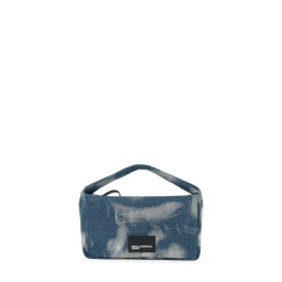 KARL LAGERFELD JEANS Geantă de umăr bej / albastru