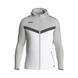 JAKO Geacă sport gri / negru / alb