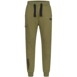 LONSDALE Pantaloni 'Tweedmouth' oliv / negru