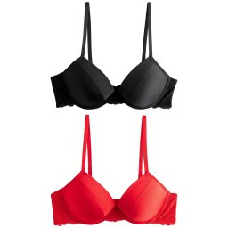 Next Sutien roșu / negru
