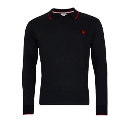 U.S. POLO ASSN. Tricou roșu / negru