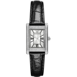 Emporio Armani Ceas analogic negru / argintiu
