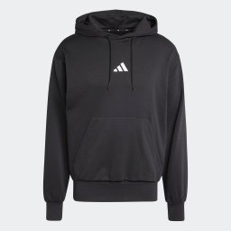ADIDAS SPORTSWEAR Hanorac sport 'FEELCOZY' negru / alb