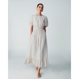 St MRLO Rochie 'Mie' bej / alb
