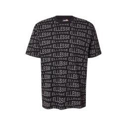 ELLESSE Tricou 'DISTORTA' gri închis / negru
