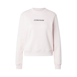 GUESS JEANS Bluză de molton rosé / negru