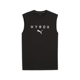 PUMA Tricou funcțional 'PUMA x HYROX' negru / alb