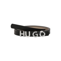 HUGO Curea 'Zula' negru / argintiu