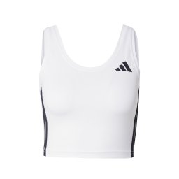 ADIDAS PERFORMANCE Sport top negru / alb