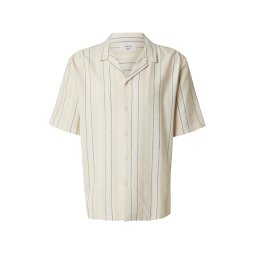 DAN FOX APPAREL Cămașă 'Martin' șamoa / negru / alb murdar