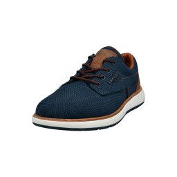 bugatti Pantofi cu șireturi sport albastru închis / maro coniac
