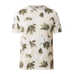 MEXX Tricou verde / alb