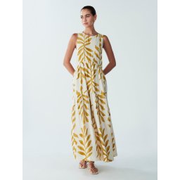 St MRLO Rochie 'REMI' verde / alb