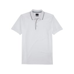 OLYMP Tricou negru / alb