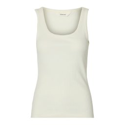 SELECTED Top 'SLFAnna' alb lână
