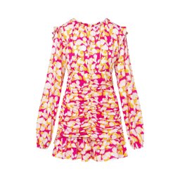 Laurella Rochie de cocktail galben / roz / alb