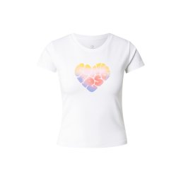 CONVERSE Tricou 'HEART' albastru / galben / roșu / alb