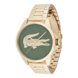 LACOSTE Ceas analogic 'LE CROC' auriu / verde închis