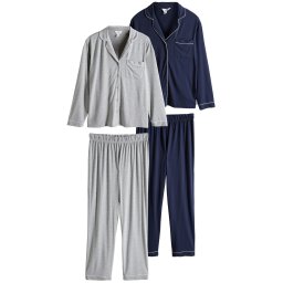 The Set Pijama bleumarin / gri