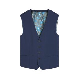 Next Vestă de costum albastru / albastru închis