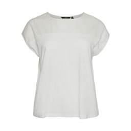 Vero Moda Curve Tricou 'VMCKAYA' alb