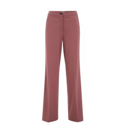 WE Fashion Pantaloni cu dungă roz pal