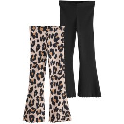 Next Leggings culoarea pielii / maro mokka / negru