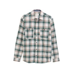 TOM TAILOR Cămașă verde stuf / roșu deschis / negru / alb