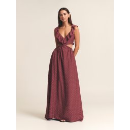 St MRLO Rochie 'Arlie' roşu închis / alb