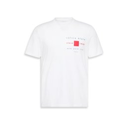 Calvin Klein Tricou albastru deschis / roșu / alb