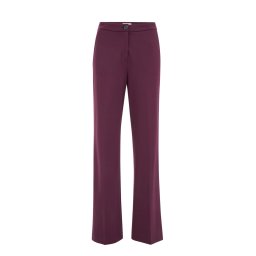 WE Fashion Pantaloni cu dungă ciclam