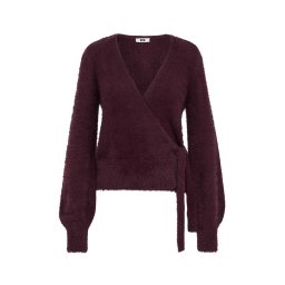 WE Fashion Geacă tricotată mov vânătă