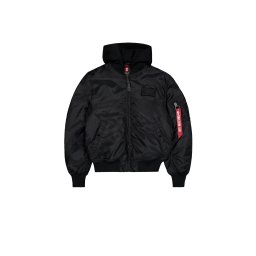 ALPHA INDUSTRIES Geacă de primăvară-toamnă 'MA-1 TT' roșu / negru / alb