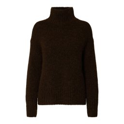 SELECTED Pulover 'SLFGabriella' maro închis