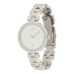 ARMANI EXCHANGE Ceas analogic argintiu / alb
