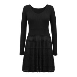Imily Bela Rochie tricotat negru