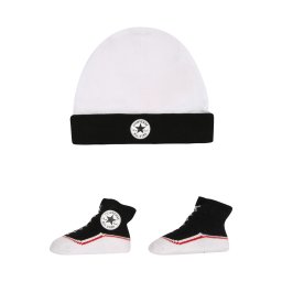 CONVERSE Căciulă roșu / negru / alb