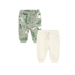Cool Club Pantaloni bej deschis / gri / verde deschis / negru
