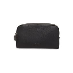 Calvin Klein Portfard 'Pebble Grain Metallic Logo' negru