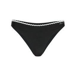 Karl Lagerfeld Slip costum de baie 'Scallop' negru / alb