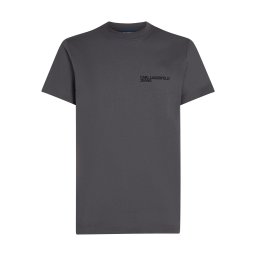 KARL LAGERFELD JEANS Tricou gri închis / negru