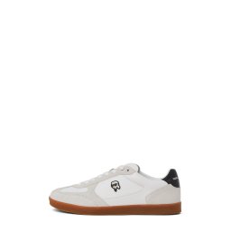 Karl Lagerfeld Sneaker low 'Ikon Kandidate' gri deschis / alb